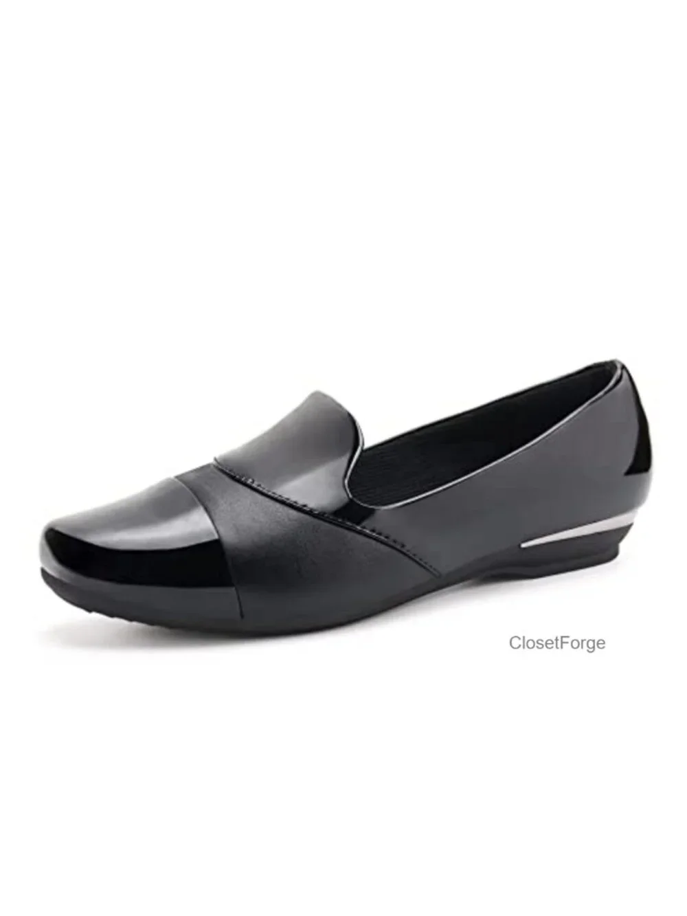 Orthopedic Loafers for Women Bunions Slip On Dress Shoes Cushioned Faux Leather
